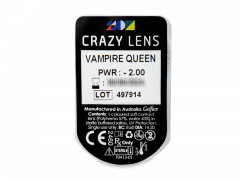 CRAZY LENS - Vampire Queen - Tehoilla (2 kpl)