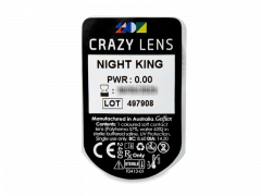 CRAZY LENS - Night King - Ei-Dioptriset (2 kpl)