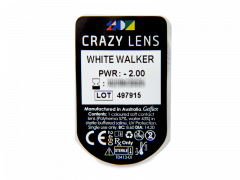 CRAZY LENS - White Walker - Tehoilla (2 kpl)