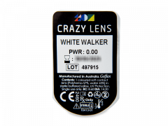 CRAZY LENS - White Walker - Ei-Dioptriset (2 kpl)