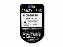CRAZY LENS - Midnight Sun - Ei-Dioptriset (2 kpl)