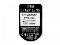 CRAZY LENS - Red Wedding - Ei-Dioptriset (2 kpl)