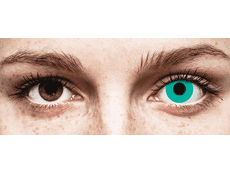 CRAZY LENS - Solid Turquoise - Ei-Dioptriset (2 kpl)