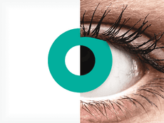 CRAZY LENS - Solid Turquoise - Ei-Dioptriset (2 kpl)