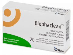 Blephaclean steriilit pyyhkeet silmäluomien hygieniaan 20 kpl 