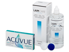 Acuvue Oasys Multifocal (6 linssiä) + LAIM-CARE-piilolinssineste 400 ml