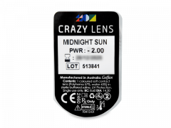 CRAZY LENS - Midnight Sun - Tehoilla (2 kpl)