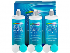 SoloCare Aqua -piilolinssineste 3 x 360 ml 