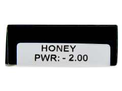 TopVue Daily Color - Honey - päivittäislinssit voimakkuuksilta (2 linssiä)