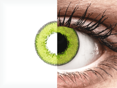 TopVue Daily Color - Fresh Green - päivittäislinssit ilman voimakkuuksia (2 linssiä)