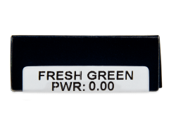 TopVue Daily Color - Fresh Green - päivittäislinssit ilman voimakkuuksia (2 linssiä)