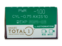 Dailies TOTAL1 for Astigmatism (90 kpl)