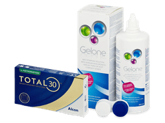TOTAL30 for Astigmatism (6 kpl) + Gelone-piilolinssineste 360 ml