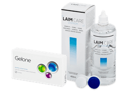 Gelone Monthly (3 kpl) + Laim Care -piilolinssineste 400 ml