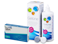 SofLens 59 (6 kpl) + Gelone -piilolinssineste 360 ml