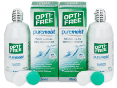 OPTI-FREE PureMoist -piilolinssineste 2 x 300 ml 